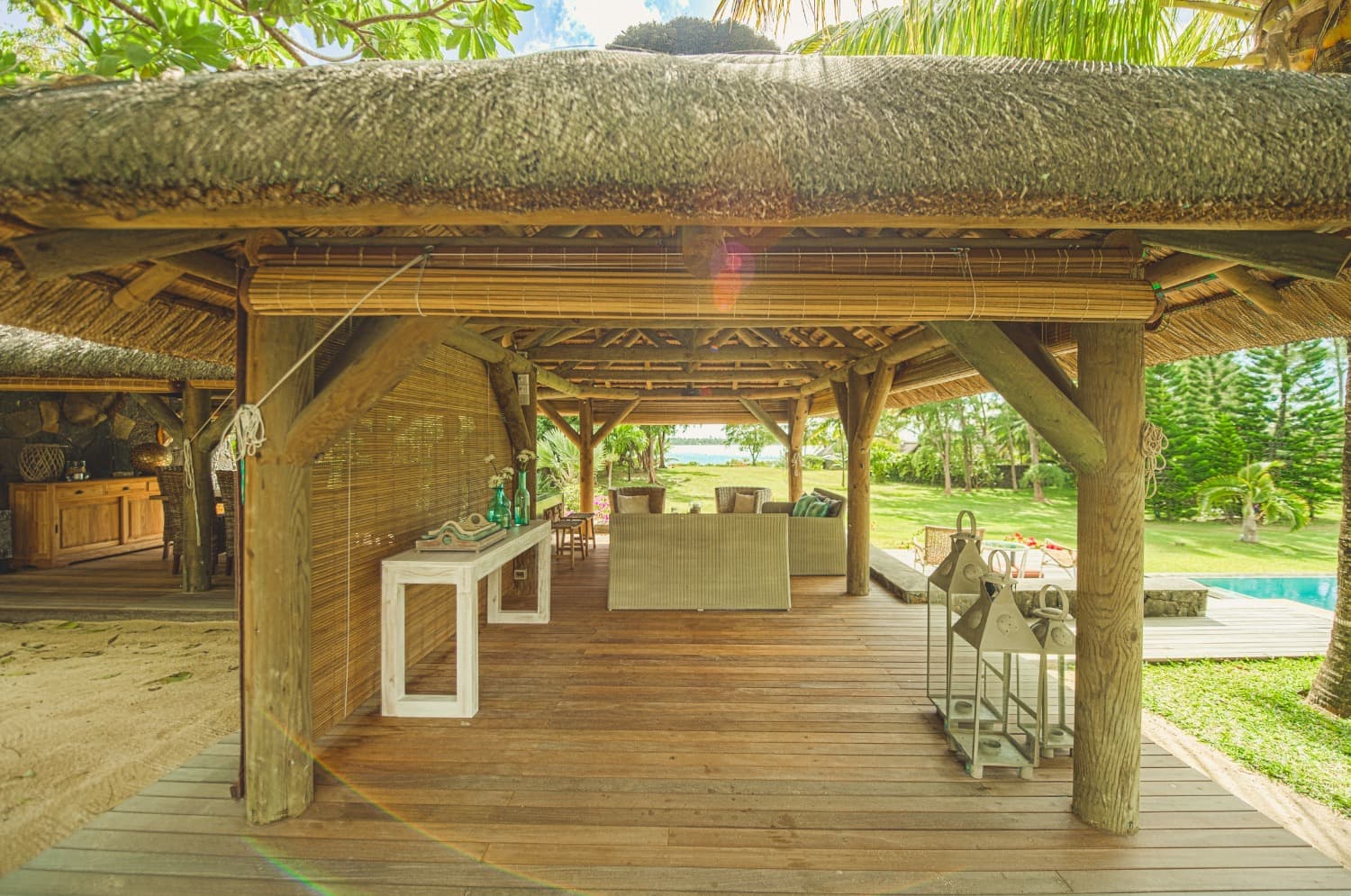 Východ Mauricius luxusní vila Alizée s bazénem a zahradou