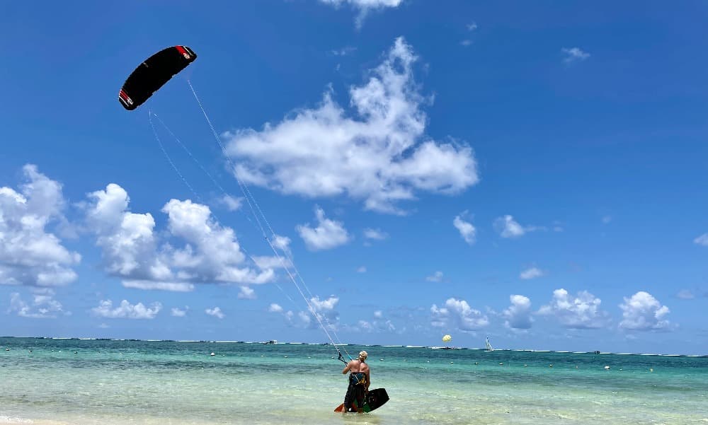 Sport Kitesurfing na Mauriciu