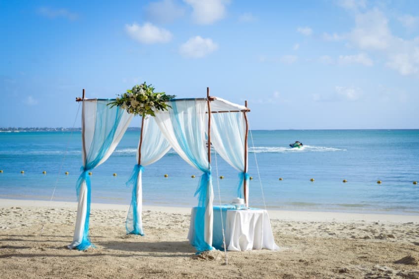 Svatba na Mauriciu